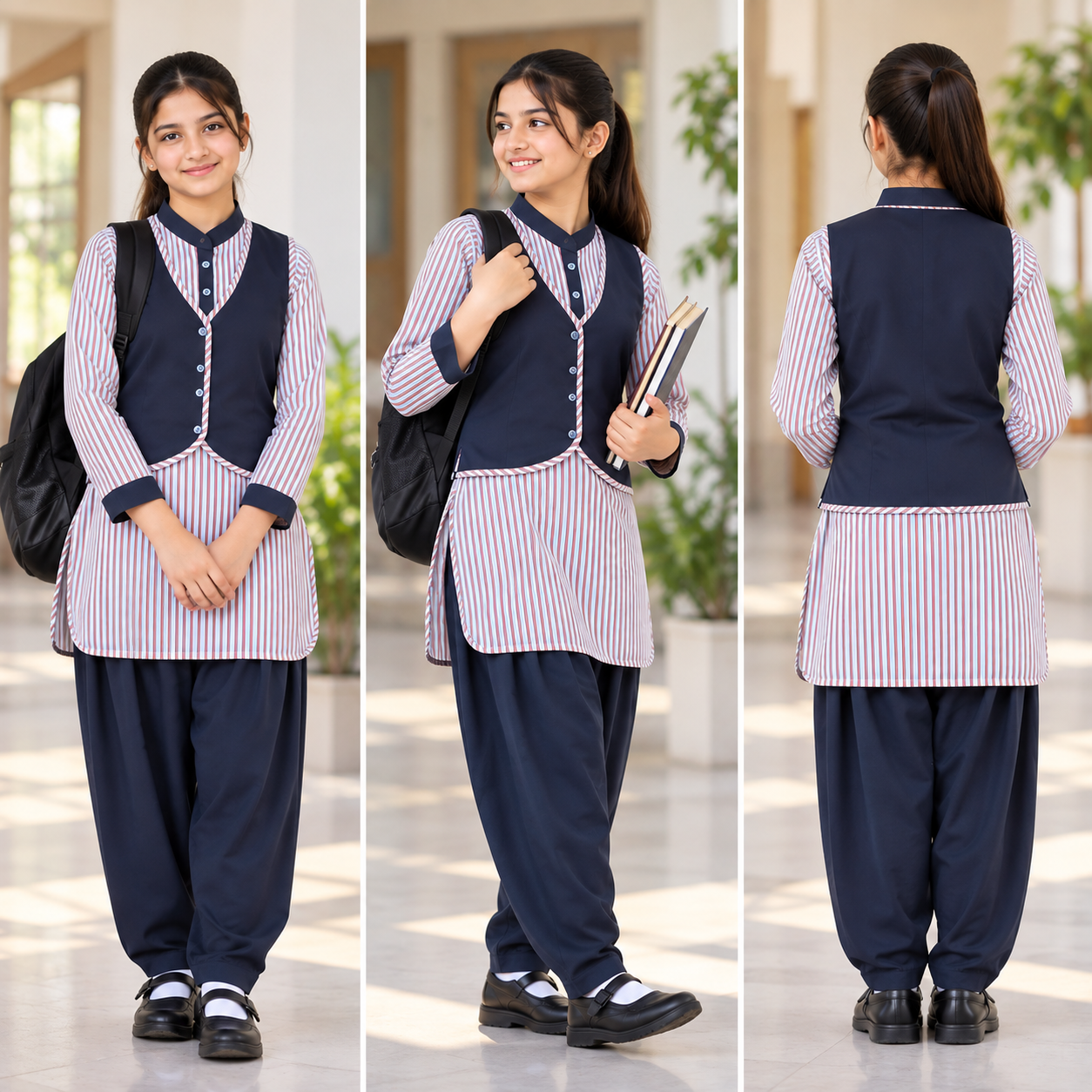Girls School Uniform Set